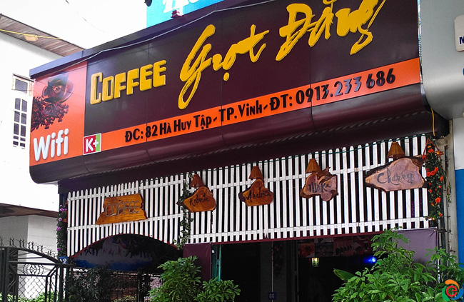 Bảng hiệu cafe đẹp giá rẻ