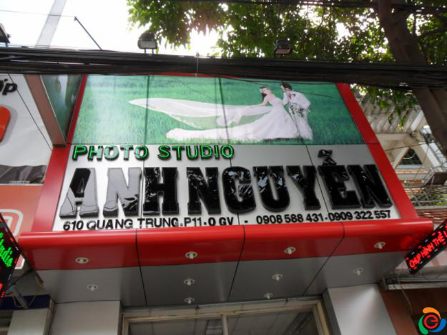 Dịch vụ làm bảng hiệu studio áo cưới chuyên nghiệp tại Tp.HCM