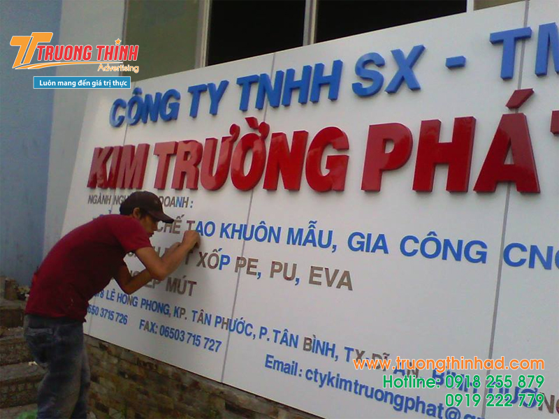 Bảng hiệu Alu đẹp